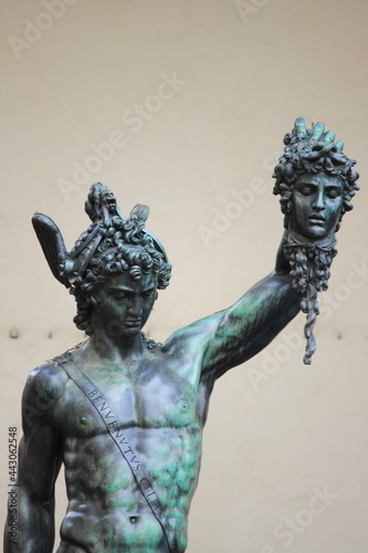 Perseus and Medusa in Florence  Italy