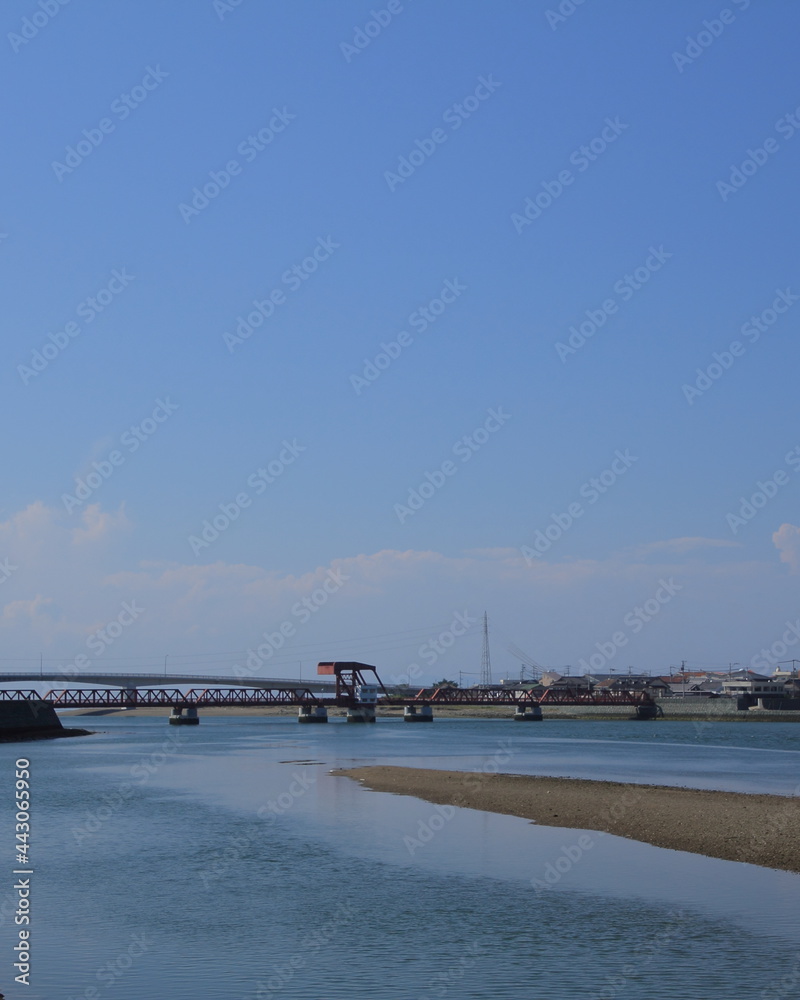 愛媛県大洲市　長浜大橋
