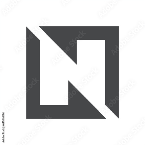 Free Download creative simple logo design initial N - GFXLoad