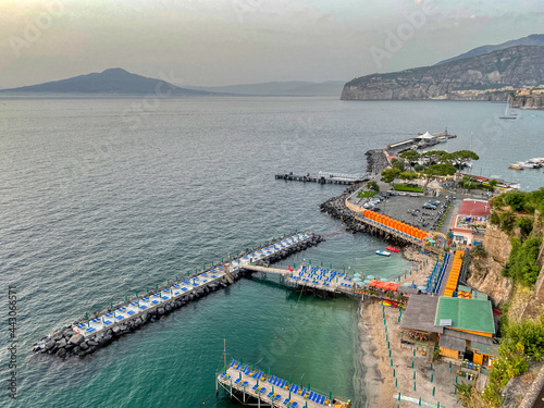 Overview of the Gulf of Naples, Campania, Italy