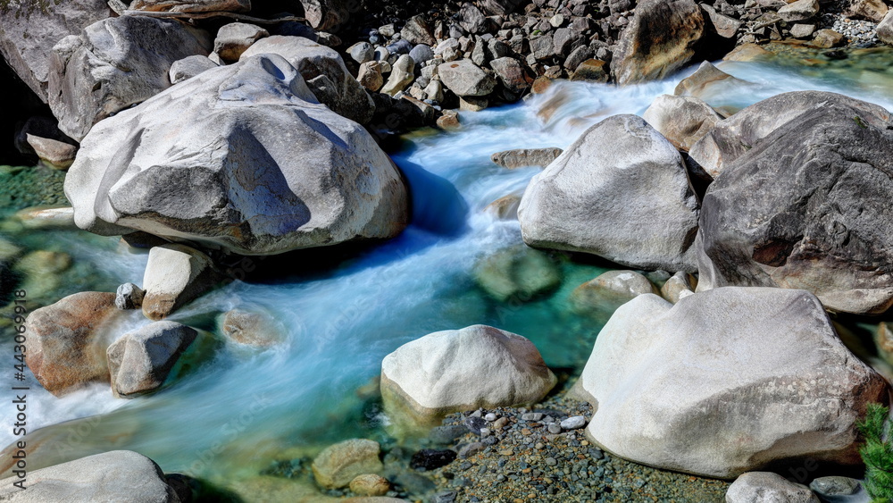 Fototapeta premium 阿寺ブルー