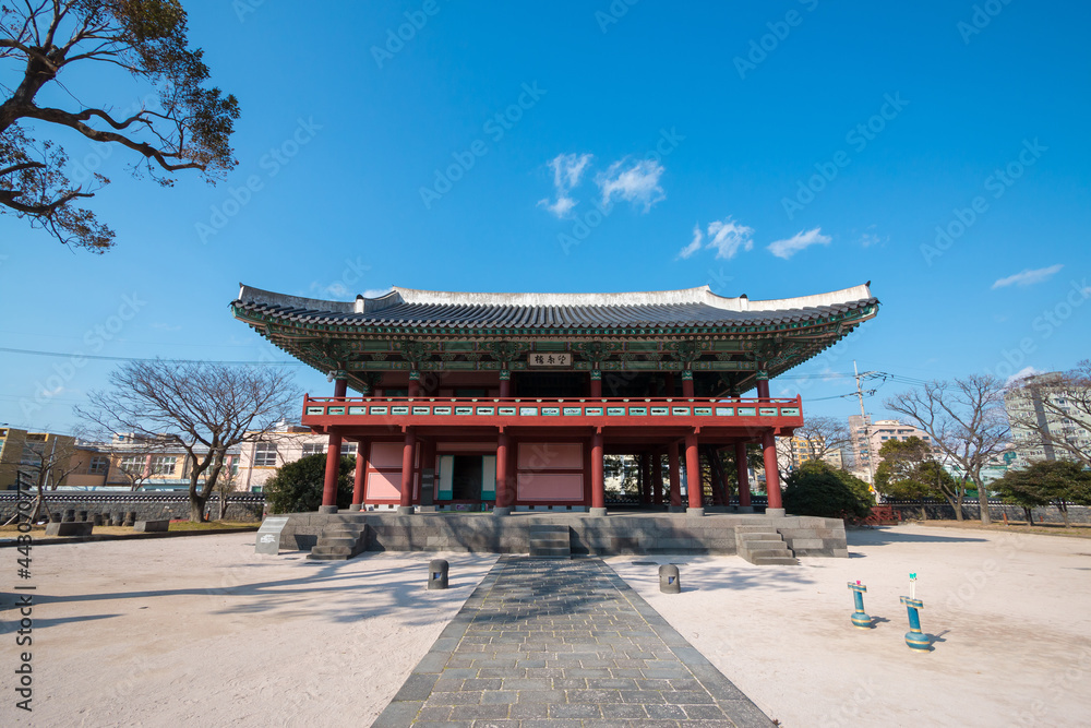 The Jeju Mok Office, the seat of the local governor during the Joseon dynasty (1392-1910)