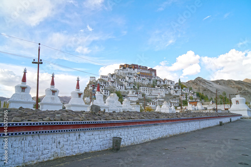 Landscape Sculpture - Thikse Monastery in leh ladakh india photo