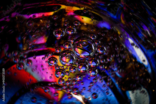 water drops on glass