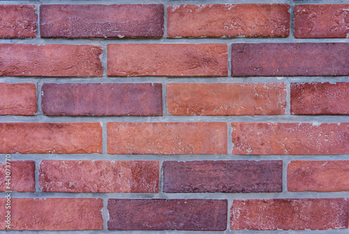 light purple and light orange brick wall,wall background