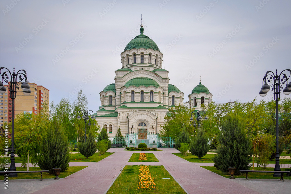 Vladimir Orthodox Cathedral in Astrakhan city