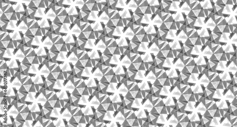 repetitive abstract geometric monochrome pattern-6p3c
