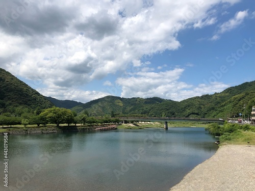 lake and mountains