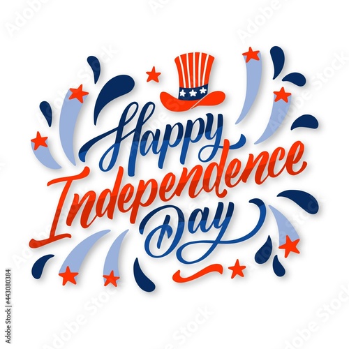 Hand Drawn 4th July Independence Day Lettering_2