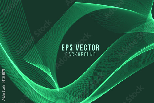 Green background eps vector editable elegant back ground glow BG abstract