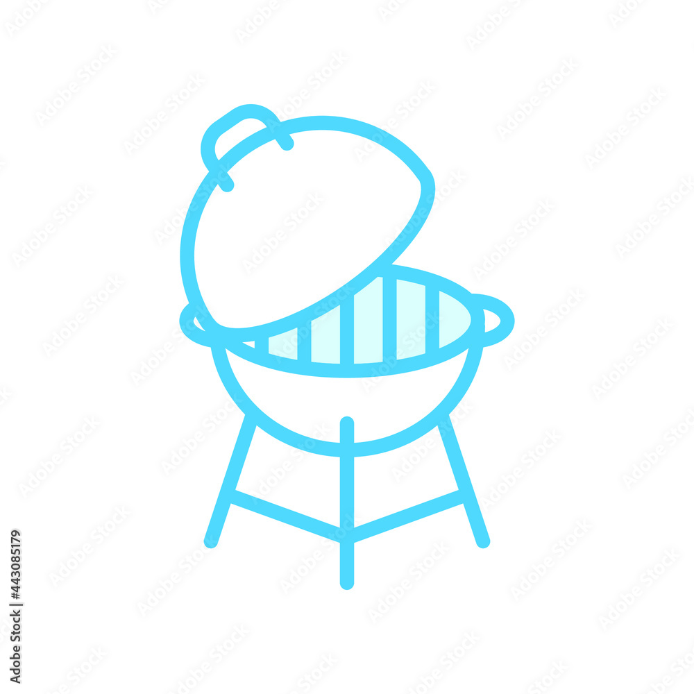 Vector illustration, barbeque cooking icon design template Vector illustration, barbeque cooking icon design template