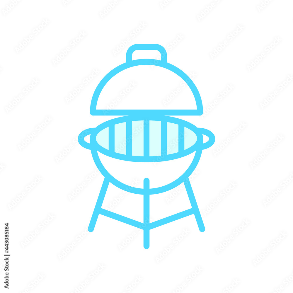 Vector illustration, barbeque cooking icon design template Vector illustration, barbeque cooking icon design template