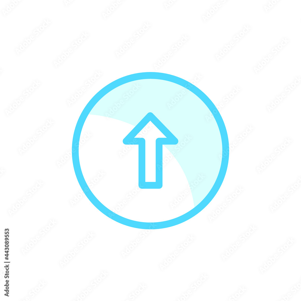 Vector illustration of direction icon design template Vector illustration of direction icon design template