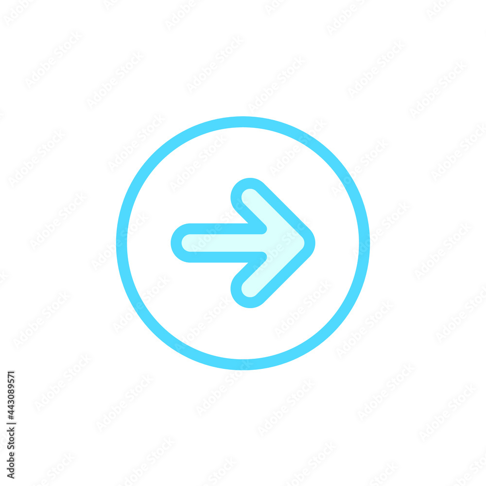 Vector illustration of direction icon design template Vector illustration of direction icon design template