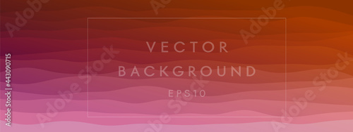 abstract waves fluid shape levels background bright color gradient. Trendy template for brochure business card landing page website. vector illustration eps 10