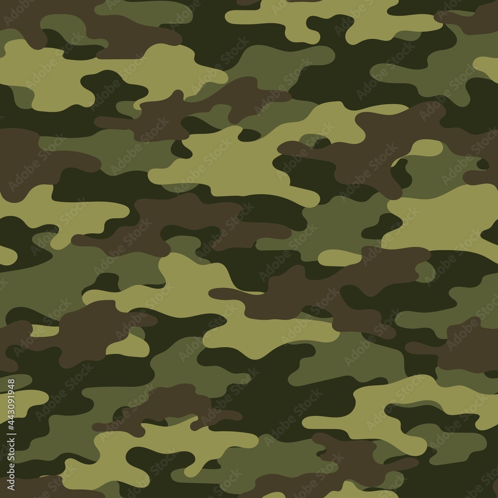 Fototapeta premium green vector camouflage pattern for army. camouflage military pattern