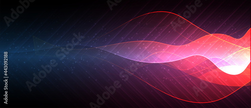 Quantum processing. Deep learning artificial intelligence. Future new technology  for business or science presentation