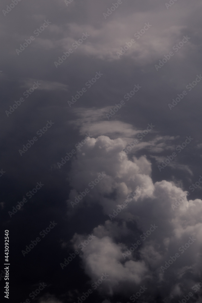 Obraz premium Textures clouds view from a plane