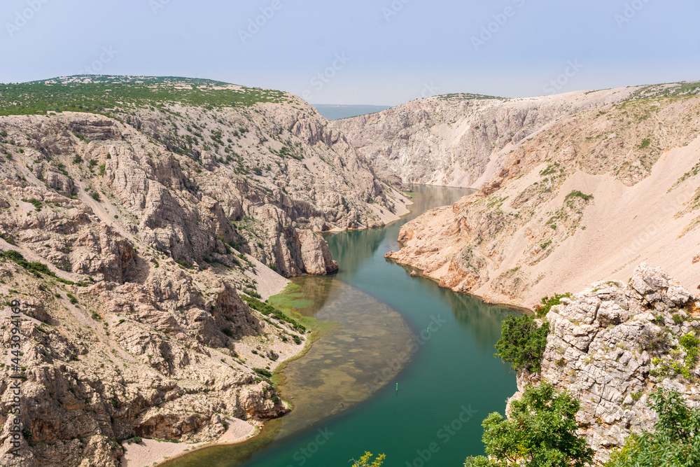 Zrmanja river Canyon in Croatia, Dalmatia