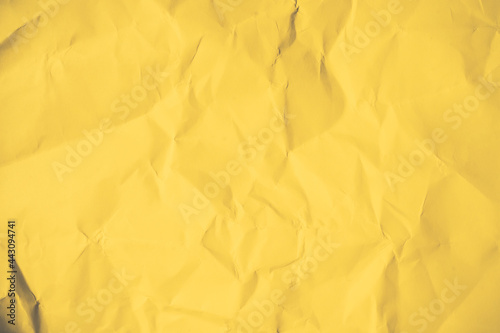 Wrinkled brown paper, Abstract brown paper background. Clear light.