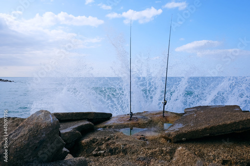Fishing in the era of a pandemic, fishermen in isolation.