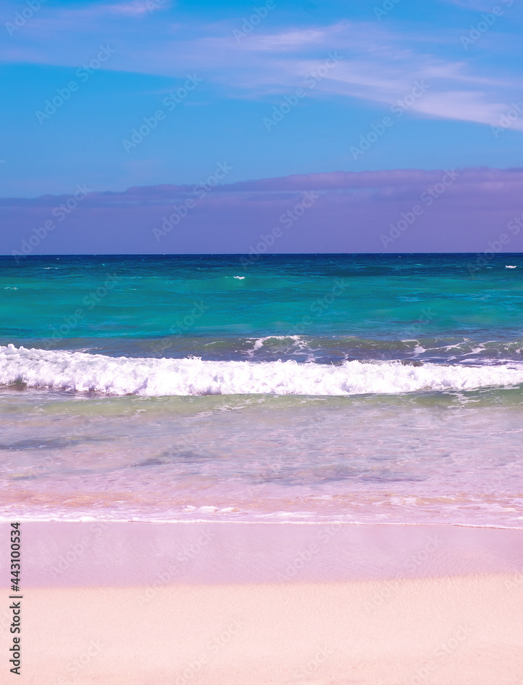 Stylish summer travel wallpaper. Beach. Canary island ocean. Minimalism Aesthetics Stylish summer travel wallpaper. Beach. Canary island ocean. Minimalism Aesthetics