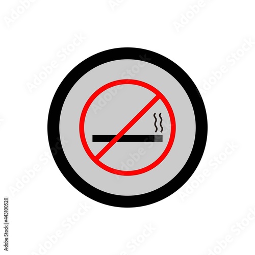 Free Download no smoking sign icon vector - GFXLoad