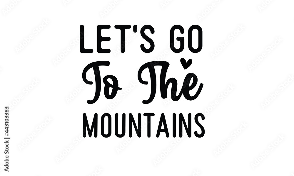 new mountains T-shirt design Template