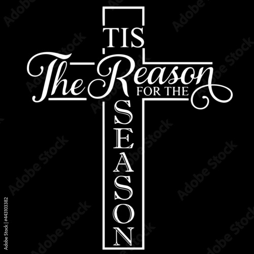 the reason for the this season on black background inspirational quotes,lettering design