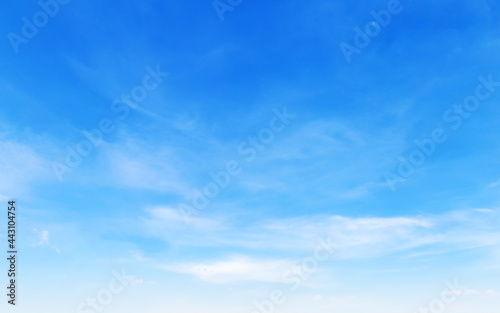 Canvas Print blue sky with clouds