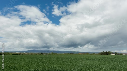 Timelapse - Cloudscape over the Taunus low mountain range Hessen, Germany
