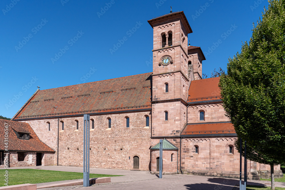 Klosterkirche in Klosterreichenbach, Touristenattraktion bei Baiersbronn im Schwarzwald, Deutschland