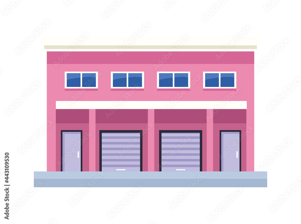 logistic building facade logistic building facade