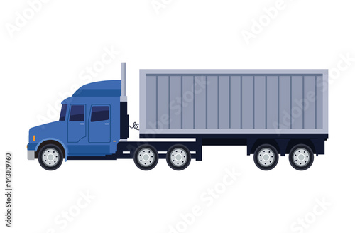logistic trailer truck