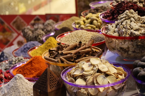 dried fruits and spices