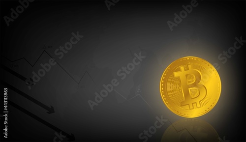 abstract, analysis, background, bank, banking, bear, bear movement, bitcoin, black, business, chart, coin, commerce, concept, crypto, crypto currency, currency, design, digital, display, down trend, d