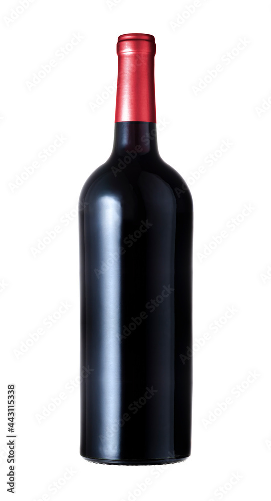 Wine Bottle isolated on white background Suitable for Mockup creative graphic design Wine Bottle isolated on white background Suitable for Mockup creative graphic design