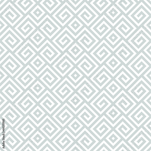 Abstract geometric pattern with stripes, lines. Gray and white Seamless vector background.