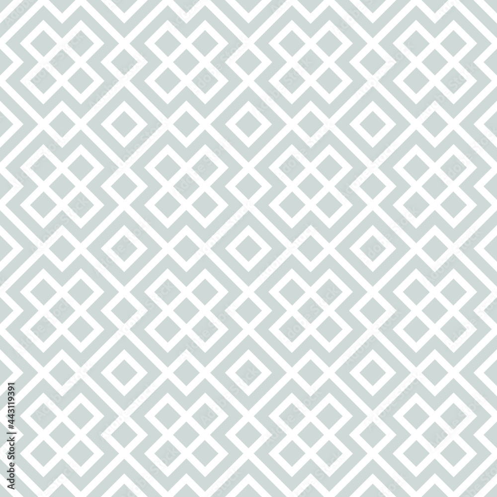 Abstract geometric pattern with square cross line vector background