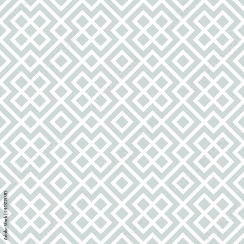 Abstract geometric pattern with square cross line vector background