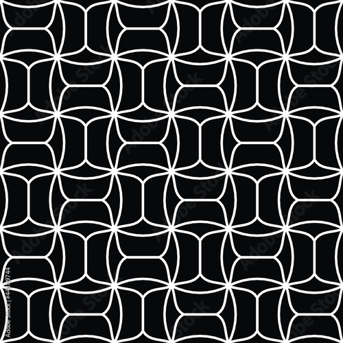 Abstract geometric pattern with lines, stripes. Seamless vector background. Blackand white. Graphic modern pattern.