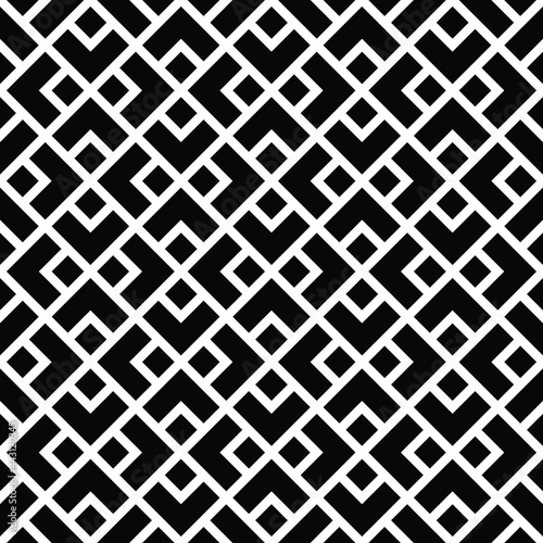 Abstract geometric seamless pattern Squares. Stylish Geometric Linear Structure Vector Background.