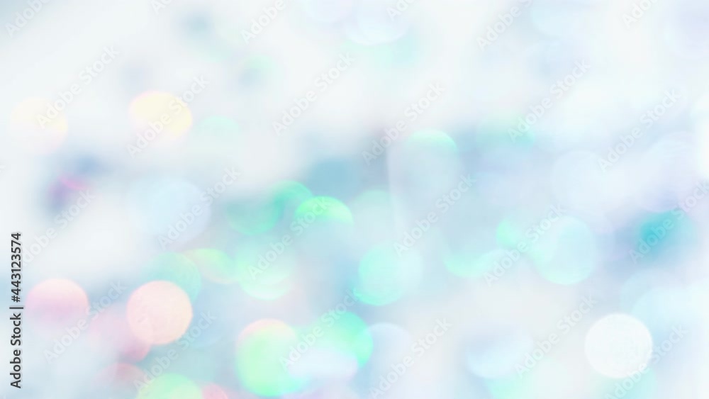 Magical Sparkle of Nacre. Loop. A large number of small sparkling faceted crystals shimmer with all the colors of the rainbow