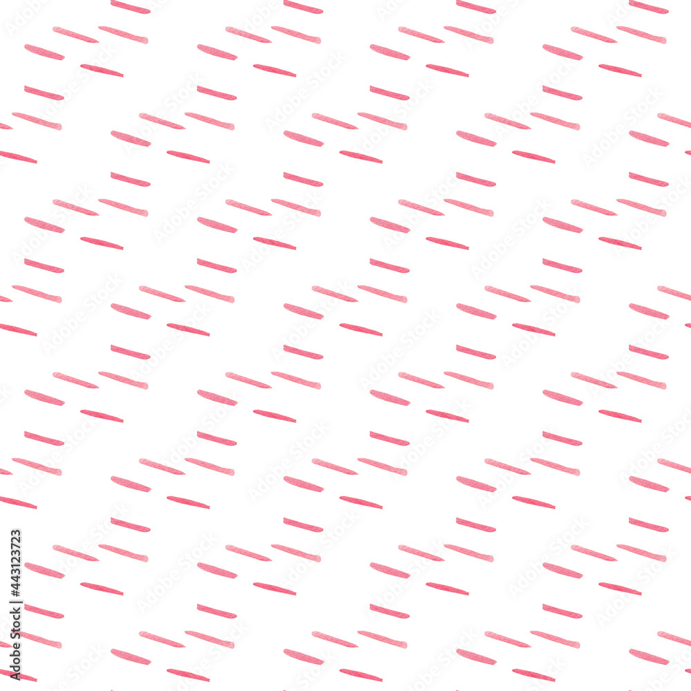 Candy lines watercolor clipart. Sealmless pattern digital paper.