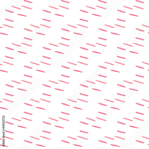 Obraz na płótnie Candy lines watercolor clipart. Sealmless pattern digital paper. w salonie