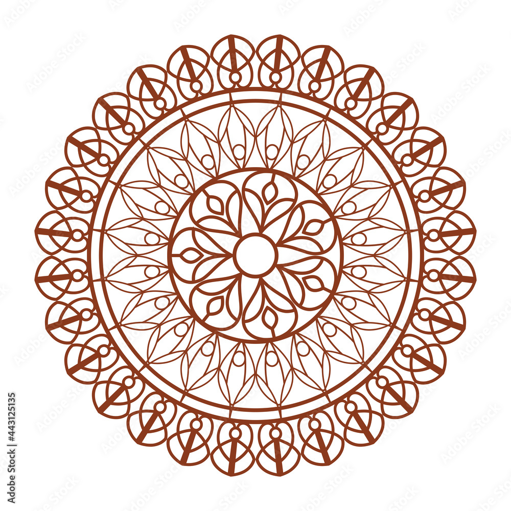 indian bronze mandala