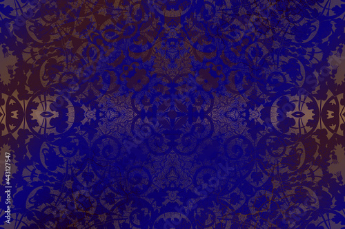 Golden Abstract  decorative paper texture  background  for  artwork  - Illustration