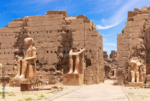 The third pylon of the Karnak Temple  Luxor  Egypt