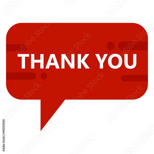thank you board icon illustration vector graphic
