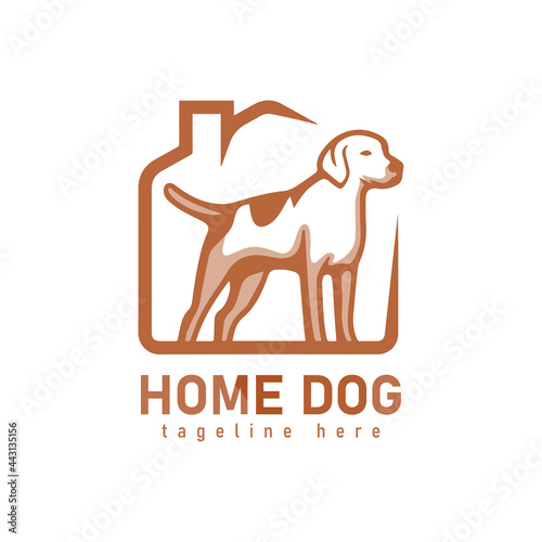 dog house home logo